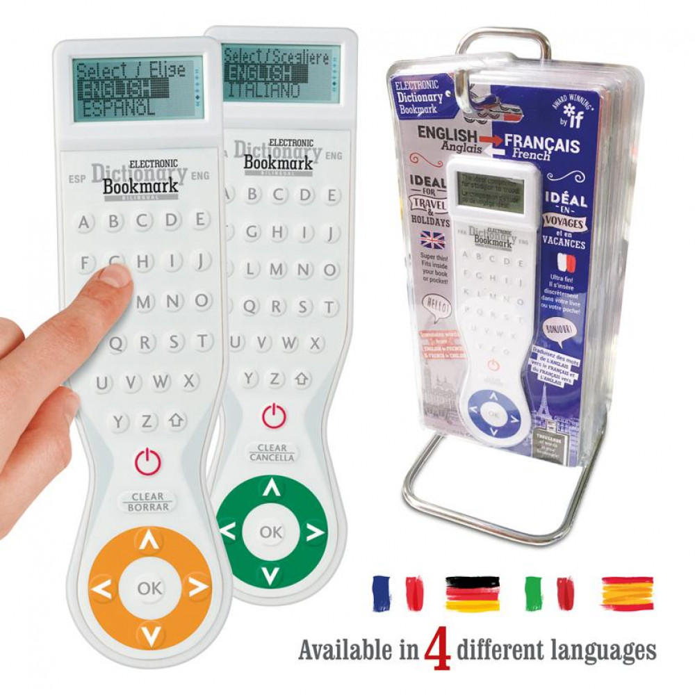 Electronic Dictionary Bookmark Travel Dual Language Translate IF