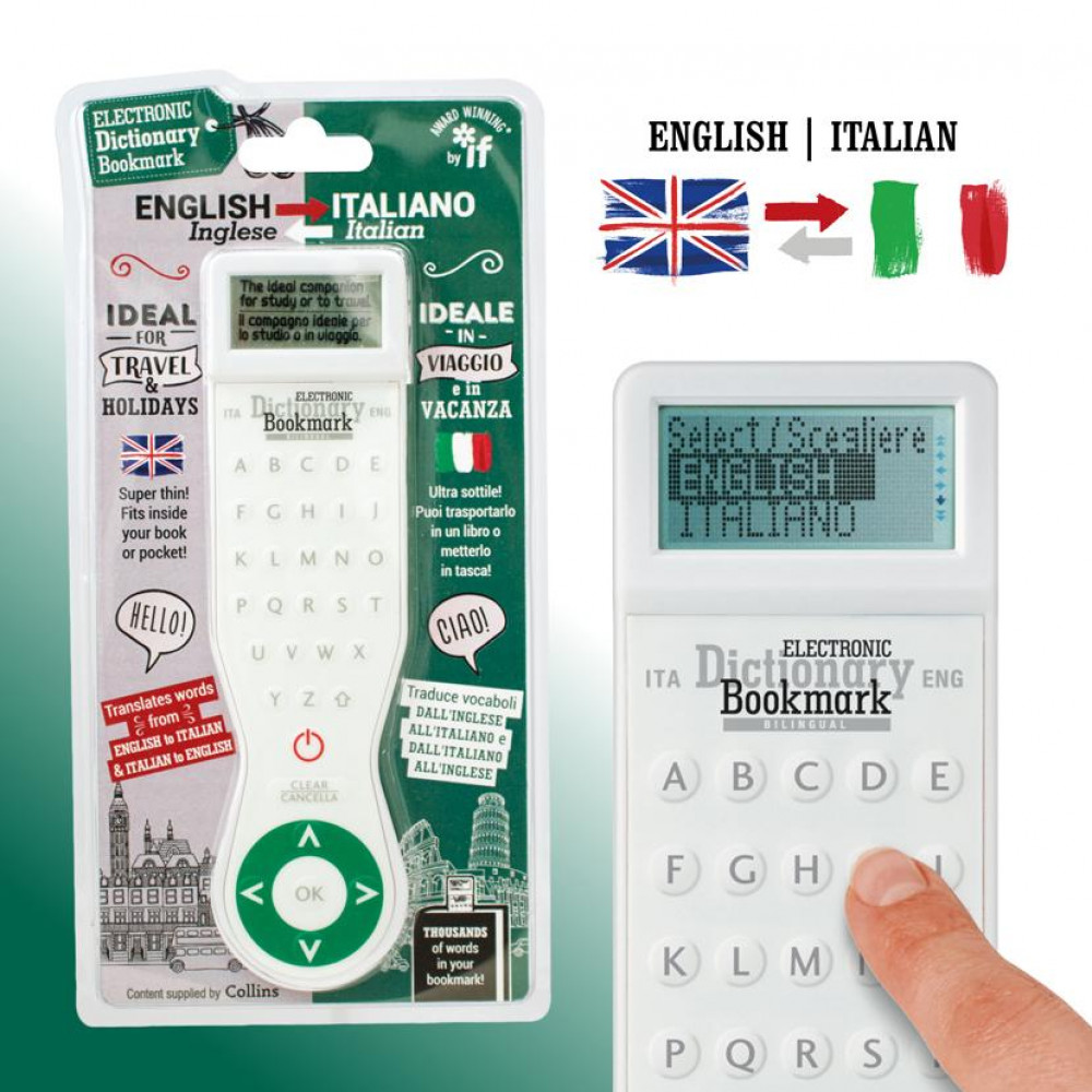 Electronic Dictionary Bookmark Travel Dual Language Translate IF