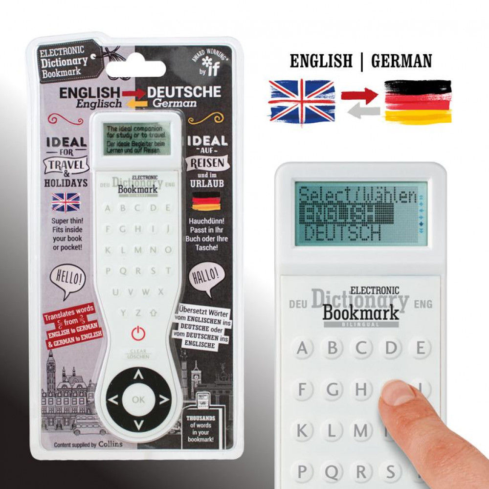 Electronic Dictionary Bookmark Travel Dual Language Translate IF