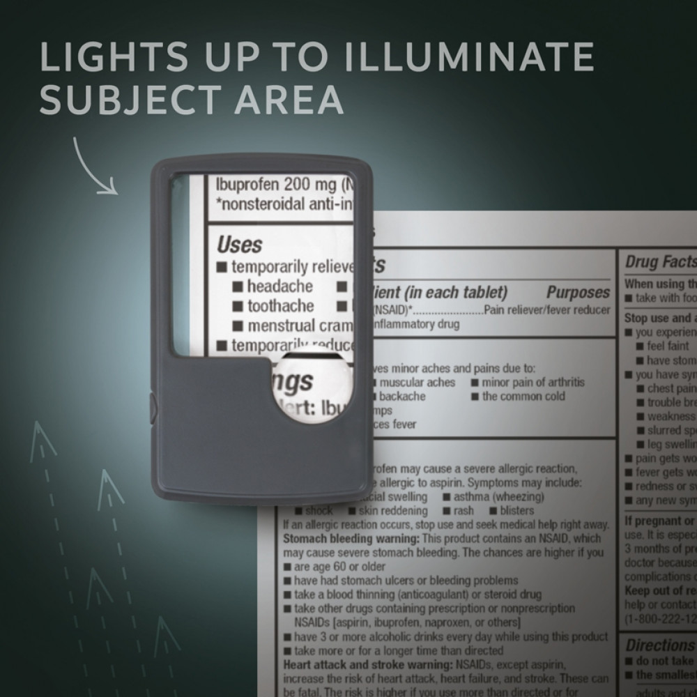 Illuminated Pocket Magnifier – Illuminated Magnifier – Dream Products