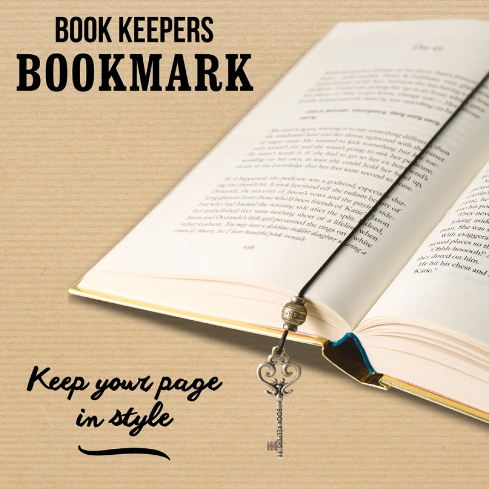 Book Keepers Personalised Antiqued Letter Bookmarks and Pagemarker IF