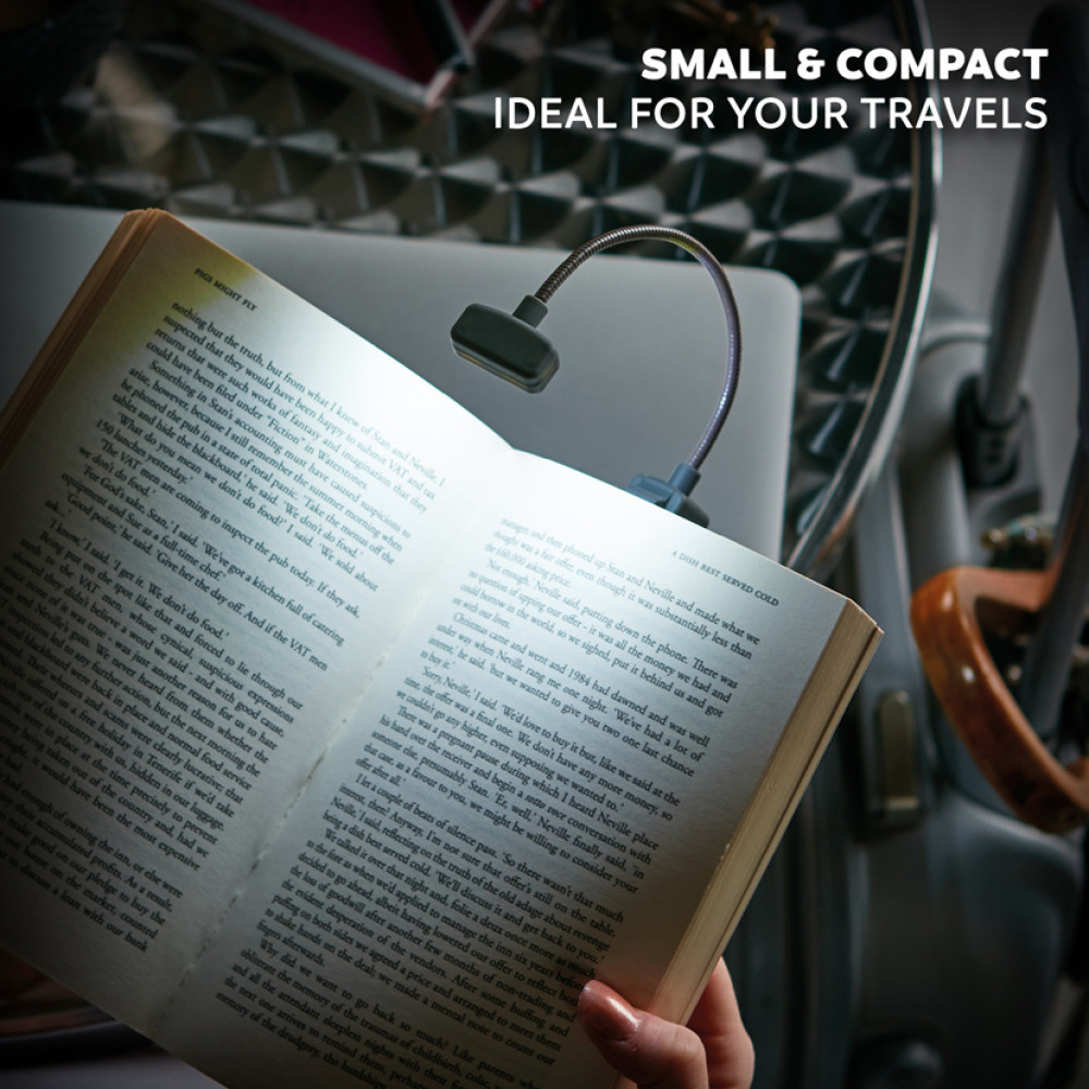 The Really Compact Travel Book Light, LED Reading Light