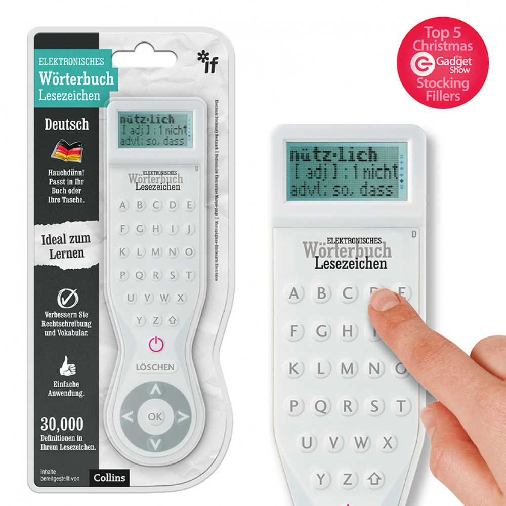 Electronic Dictionary Bookmark | single language German | IF