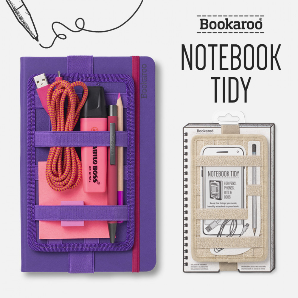 Bookaroo Notebook Tidy | Stationery Lovers | Attach to book 
